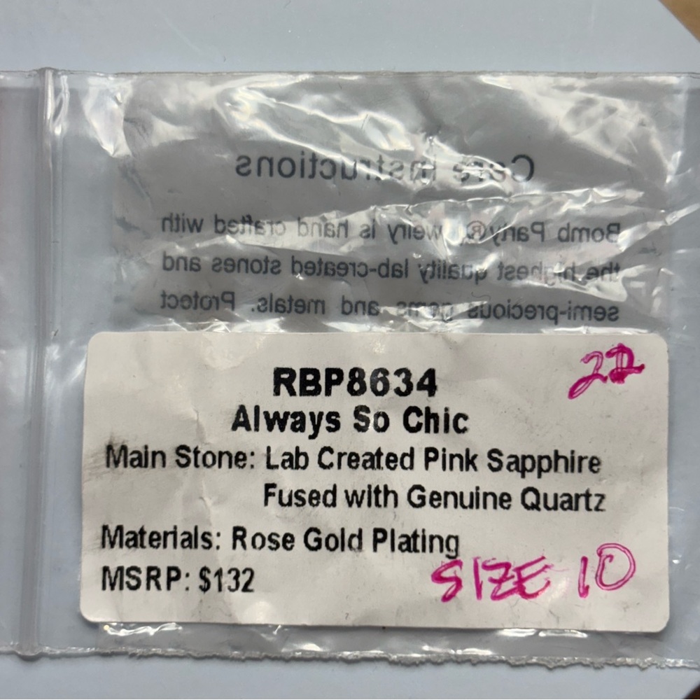 NWT BOMB PARTY RING SIZE 10! - Picture 5 of 5